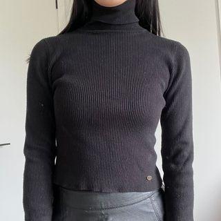Black Turtleneck Long Sleeve