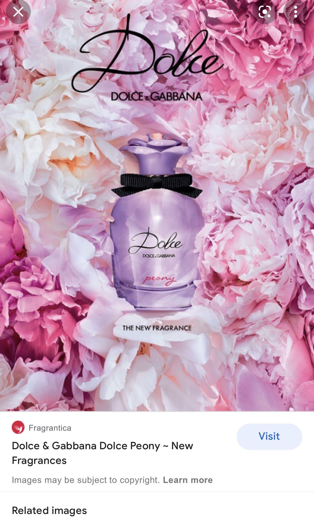 Dolce gabbana store peony fragrantica