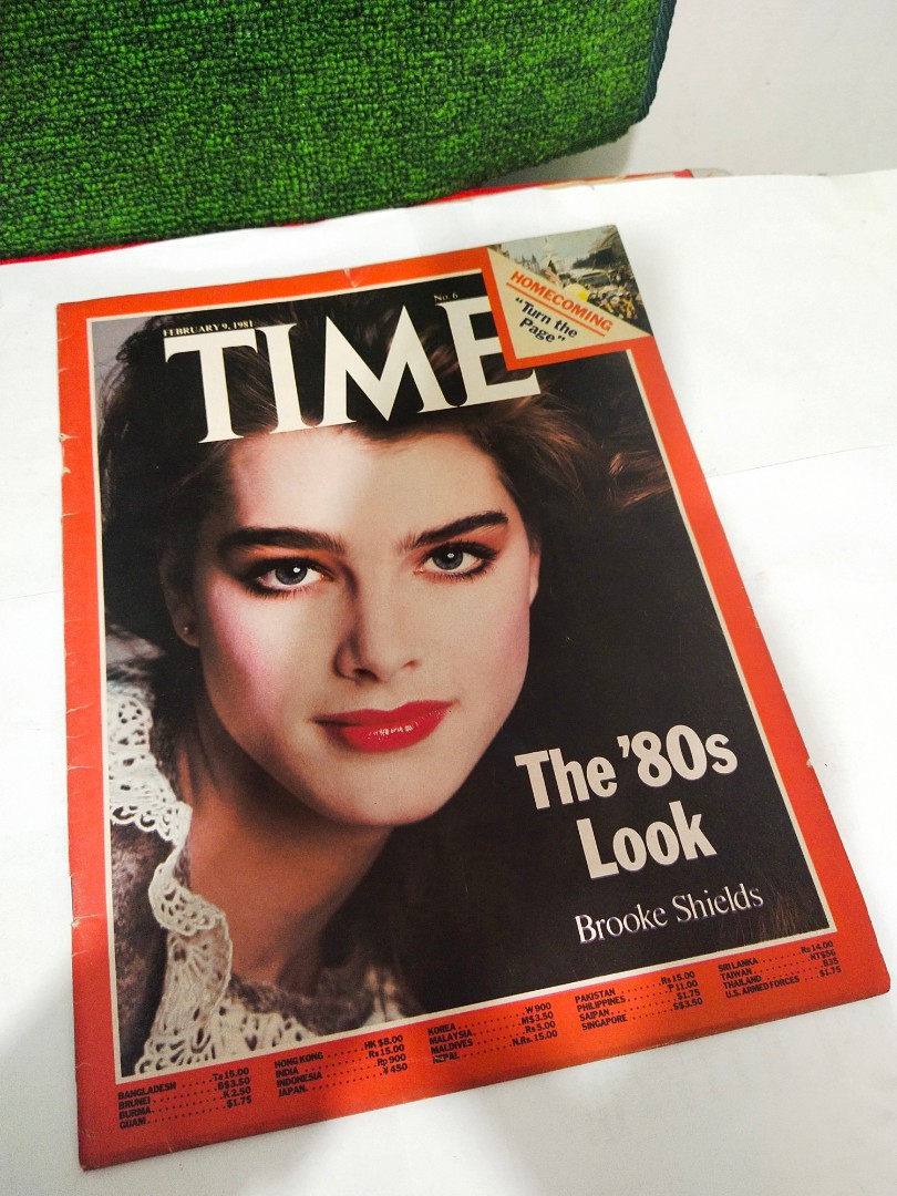 "BROOKE SHIELDS" in TIME magazine/1981/Very RARE!, Hobbies & Toys