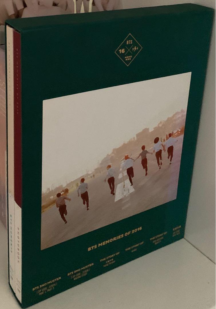 BTS MEMORIES OF 2016 DVD 日本版 BTS [MEMORIES OF 2016] 4 DVD+188p Photobook+ Photocard K-POP
