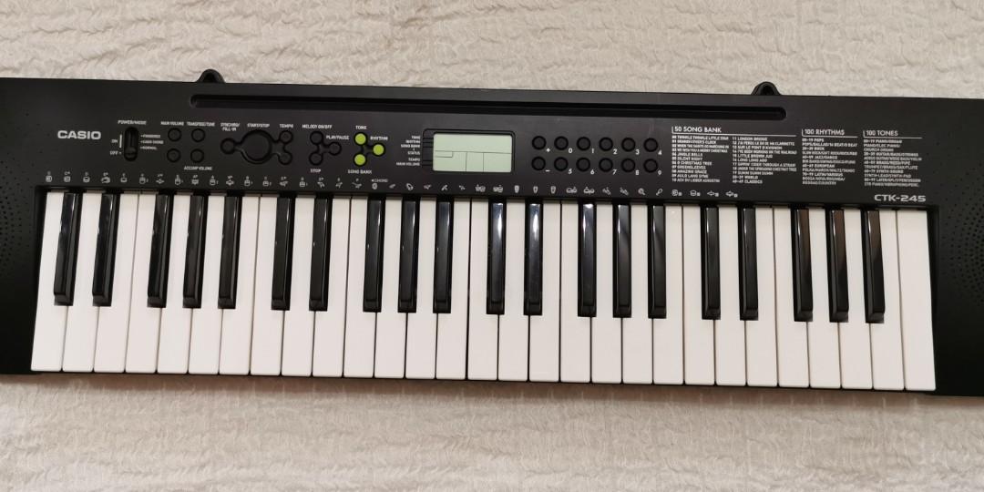 CASIO CTK 245 Musical Keyboard Synthesiser Hobbies Toys