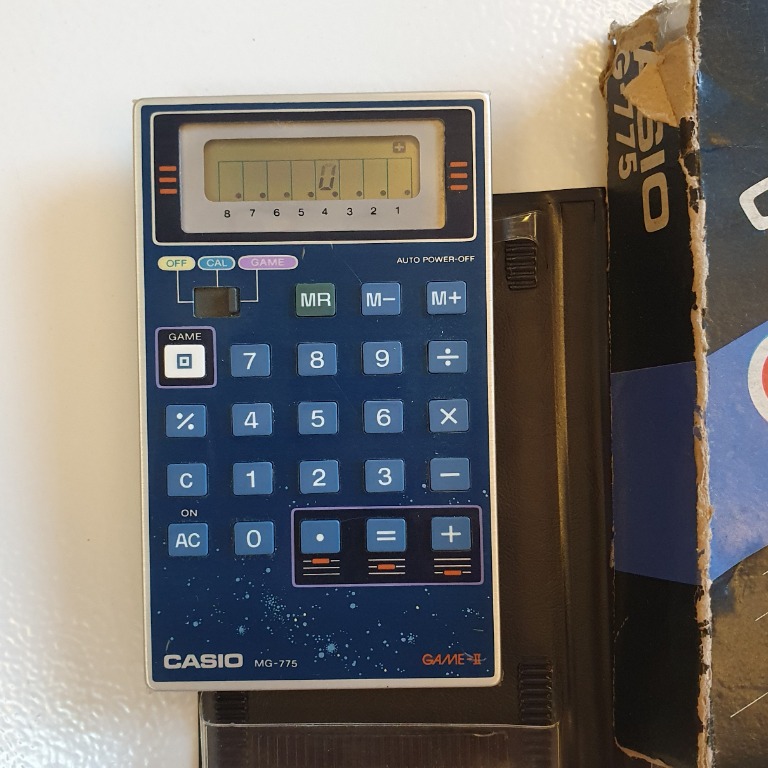 Casio Game Calculator Attack 8 Rare New Looking circa 1980s, Hobbies