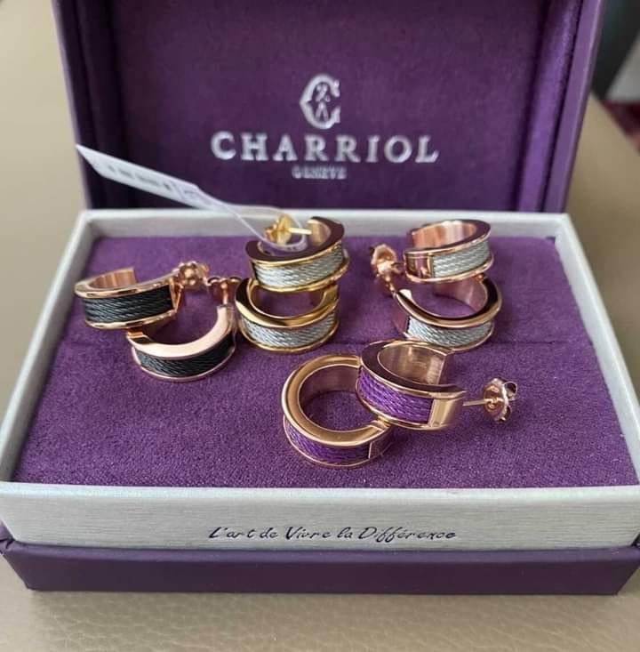 Charriol forever cheap plum earrings