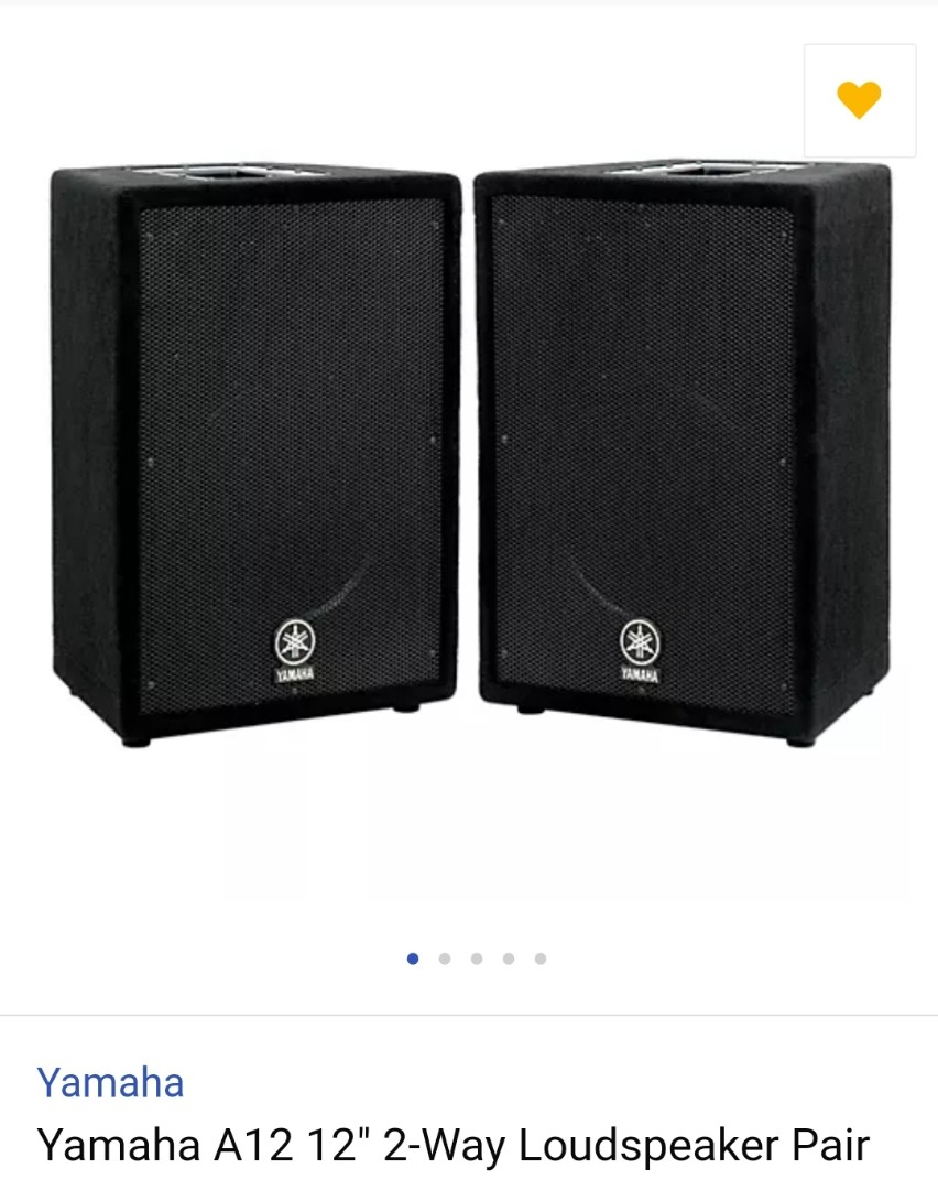 Yamaha a12 discount speakers