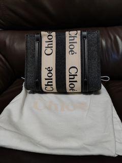 全新chloe woody small tote bag