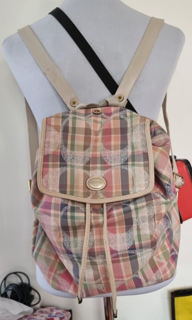 Coach foldable backpack shop