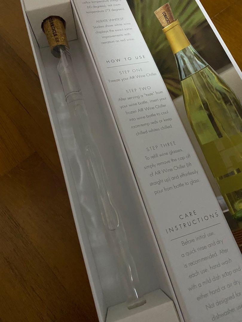 Corkcicle AIR wine chiller, Furniture & Home Living, Kitchenware