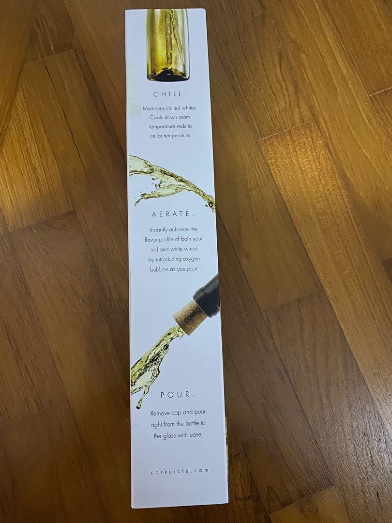 Corkcicle AIR wine chiller, Furniture & Home Living, Kitchenware