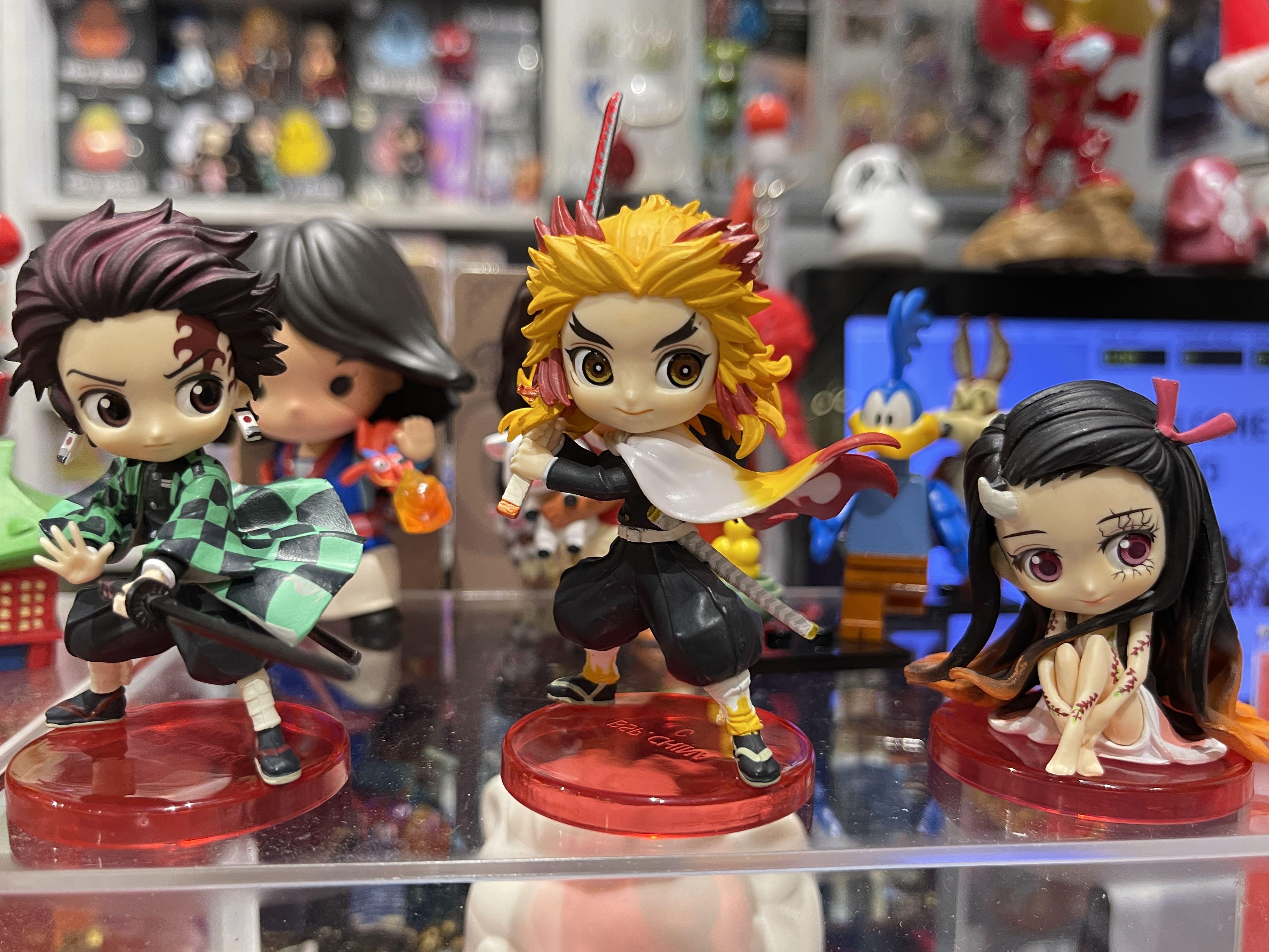 Demon Slayer Kimetsu Rengoku Kamado Tanjiro Nezuko 3 Set Q Posket Figure Imported From Japan Hobbies Toys Toys Games On Carousell