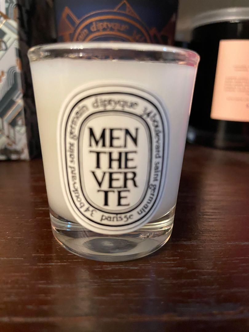 Diptyque Menthe Verte 35g, Furniture & Home Living, Home Fragrance on
