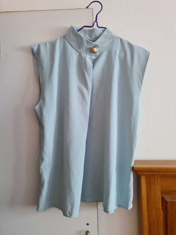 Rudina Top Dusty Blue
