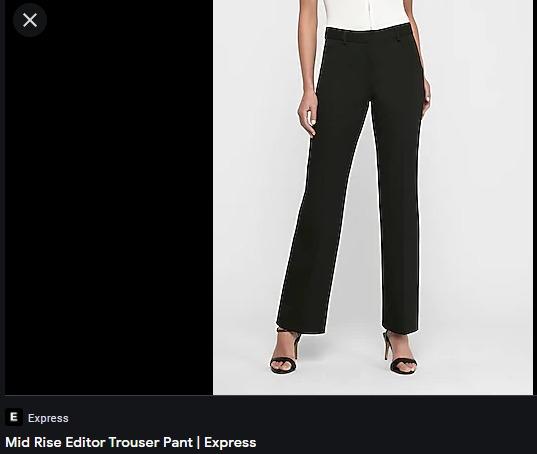 Editor Express Design Studio] Grey Stripe Office Slack Trousers Long Pants  #KemasRaya, Women's Fashion, Bottoms, Other Bottoms on Carousell