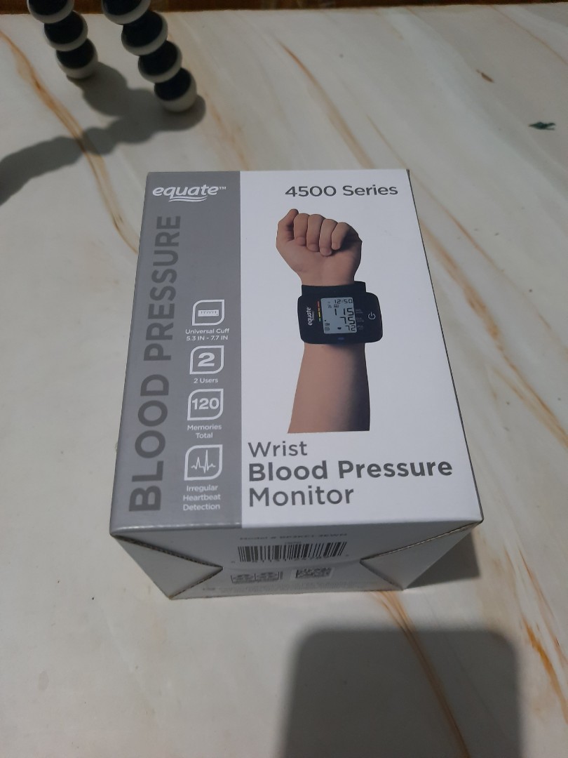  Equate 4500 Series Wrist Blood Pressure Monitor