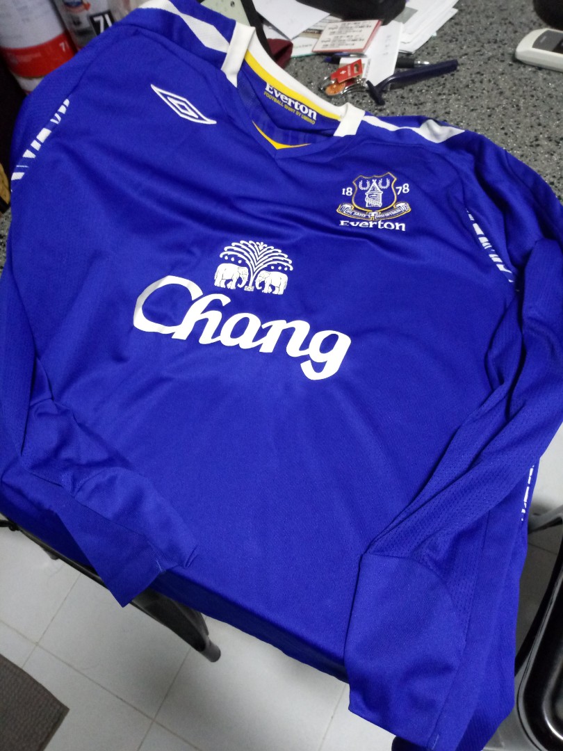 Everton long sleeve jersey shop