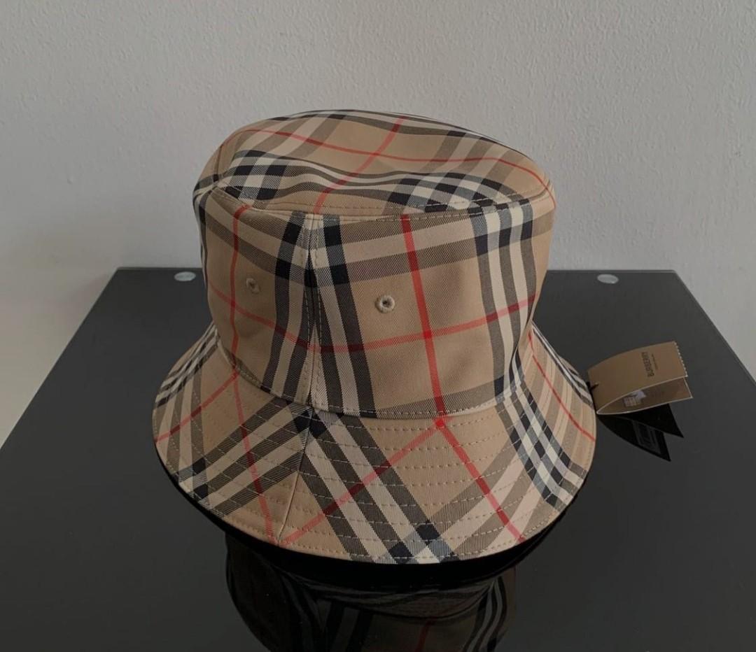 Burberry bucket shop hat sale