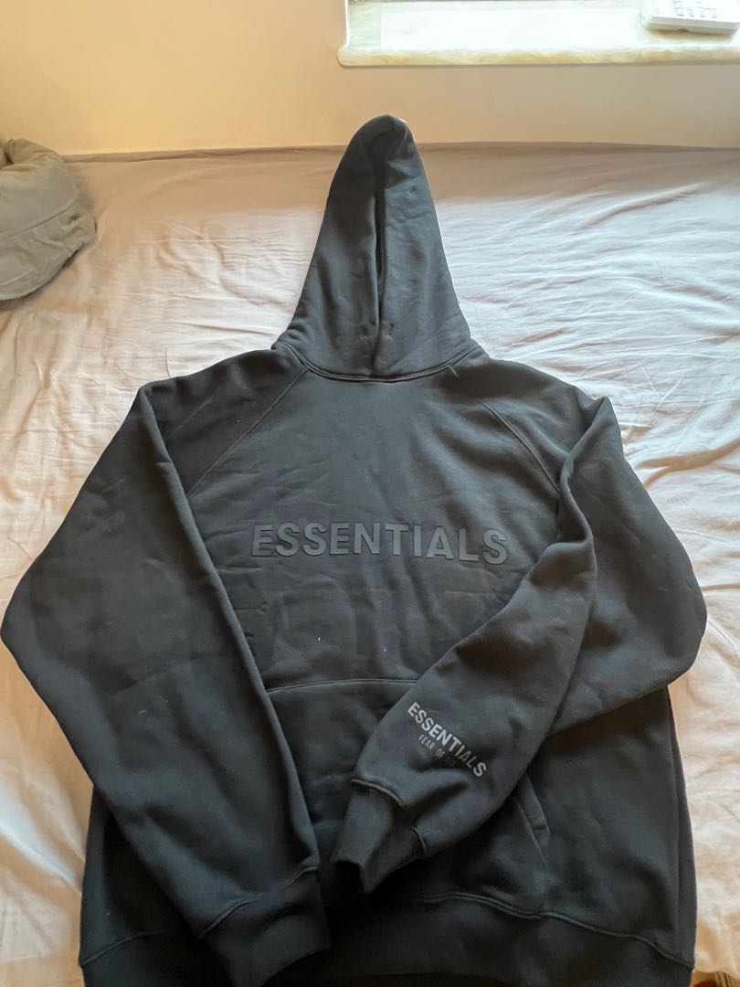 fear of god essential hoodie