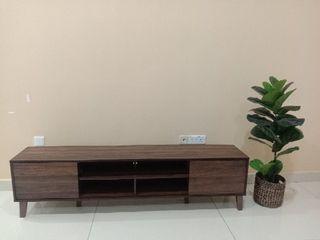 *FREE POST to West Malaysia only / Ready Stock* 
[6 ft size L180 W34 H46cm] TV Cabinet [color White/Columbia] (price for EACH) as shown sample photos.
Free delivery is applied for this item.