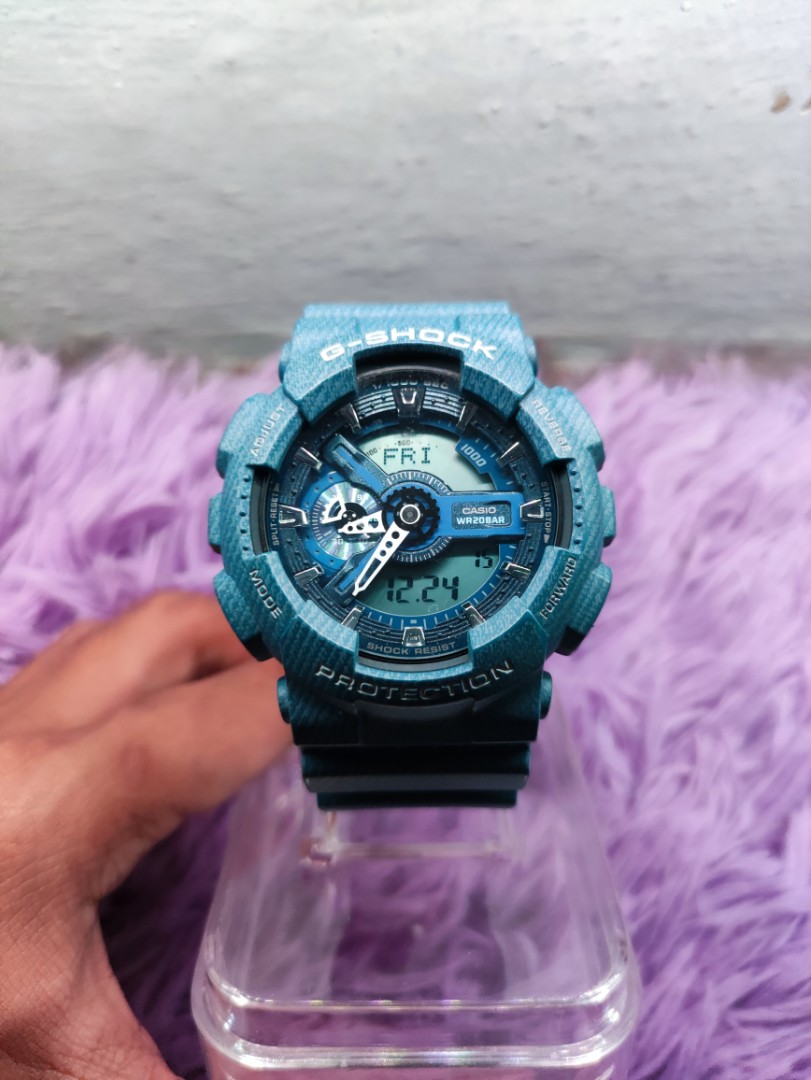 G shock on sale denim blue