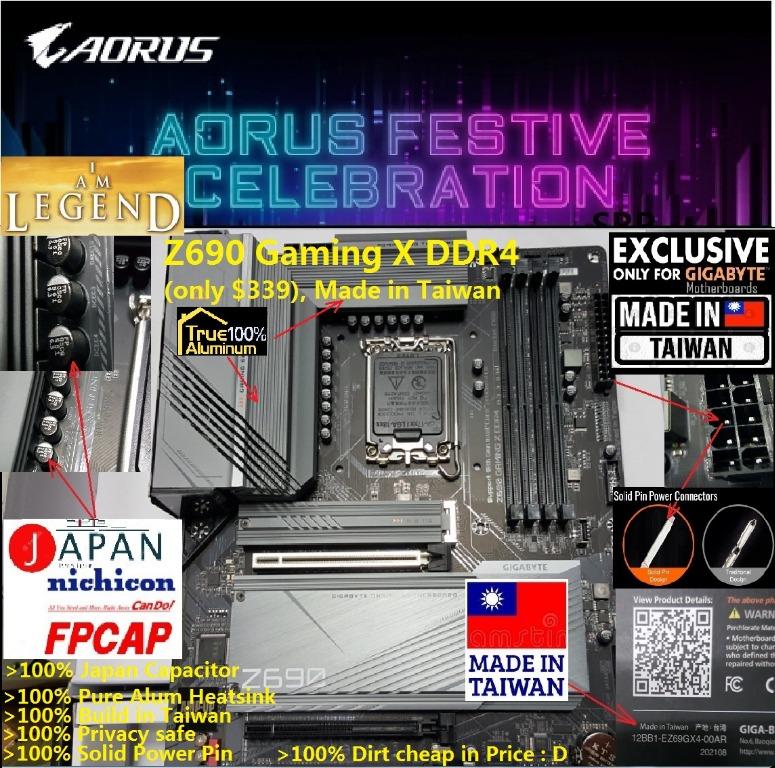 Instock GIGABYTE Z690I AORUS ULTRA DDR4 3Y