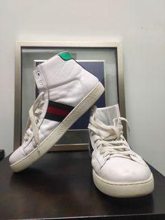 GUCCI ACE HIGH TOP SNEAKERS