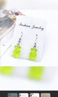 gummy bear earrings (diff colours avail)