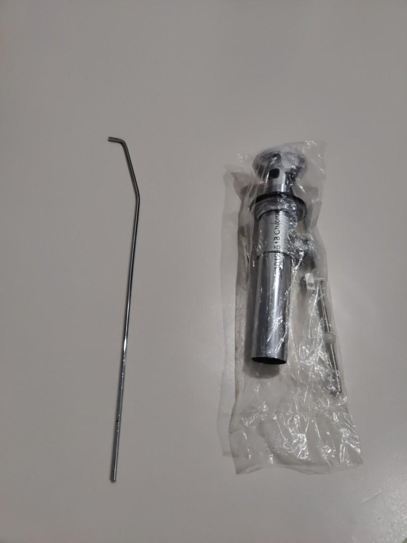 Hansgrohe Popup Drain Chrome, Furniture & Home Living, Bathroom & Kitchen Fixtures on Carousell