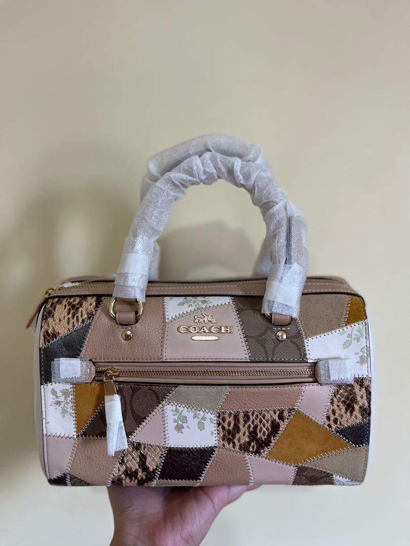 Rowan satchel with 2025 patchwork