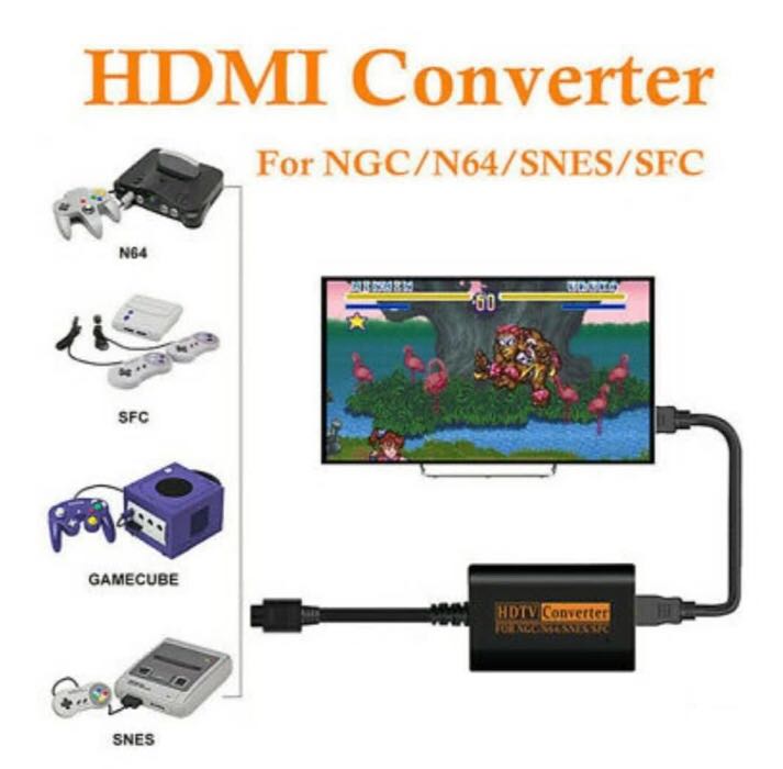 HDMI Converter SNES / N64 / Gamecube, Video Gaming, Gaming