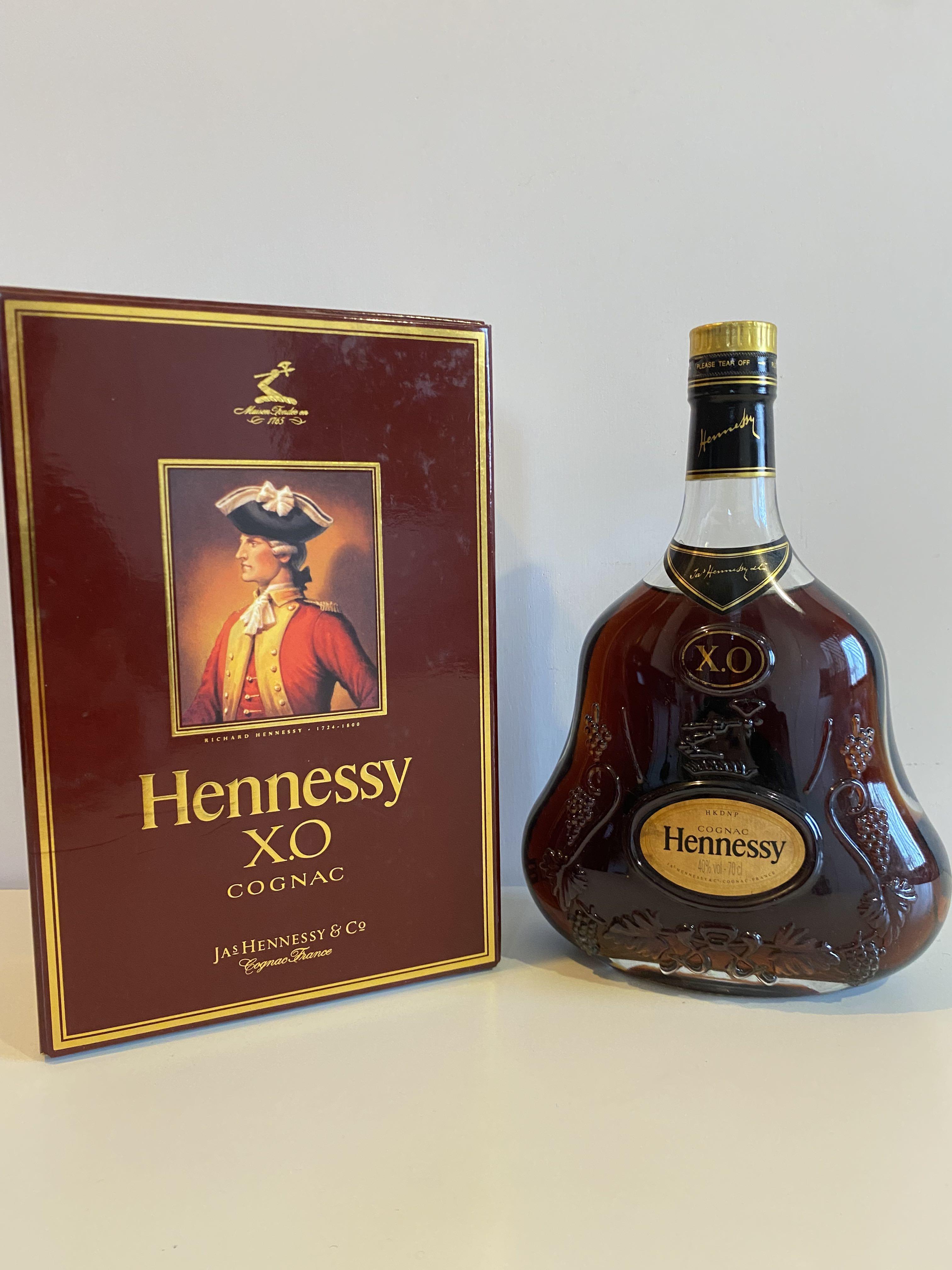 Hennessy XO 0.7L - 舊板紅盒，珍藏超過20 年, 嘢食& 嘢飲, 酒精飲料