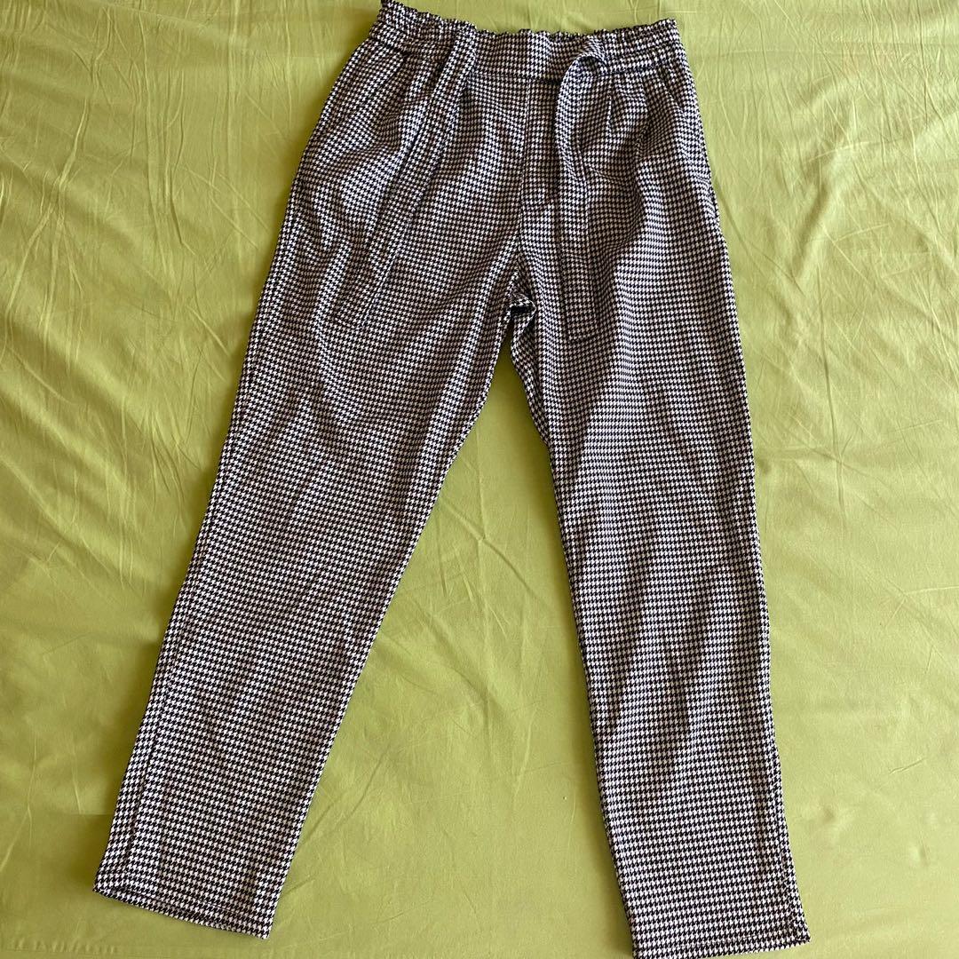 h&m houndstooth pants