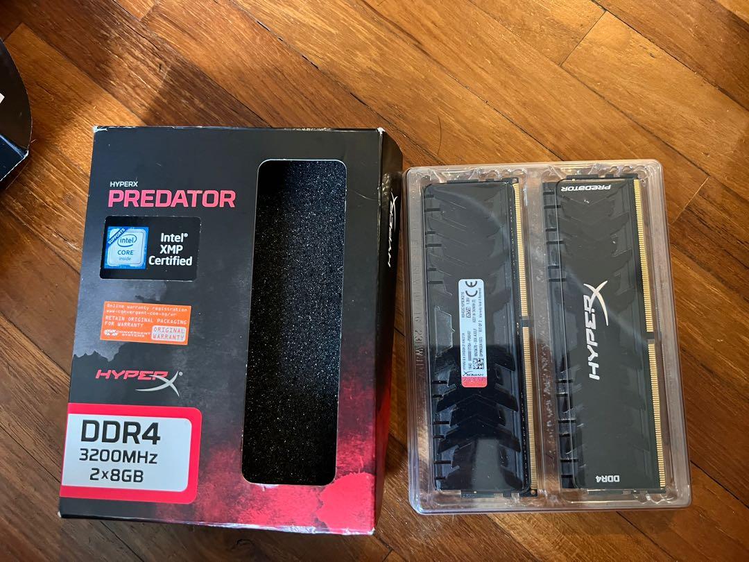 HyperX Predator DDR4 16GB 8GBx2 3200MHz CL16 PC memory card