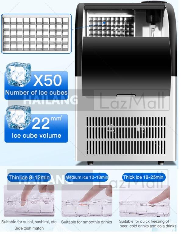 Ice Maker w/ 4 water container with rack, TV & Home Appliances, Kitchen ...