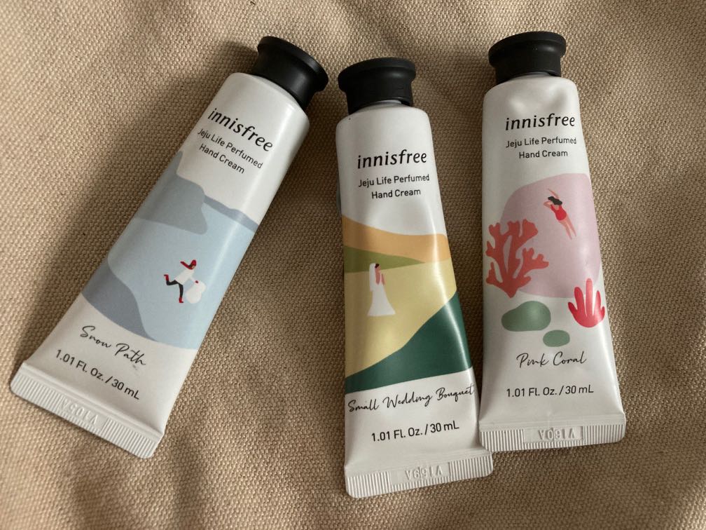 Innisfree hand cream set, Beauty & Personal Care, Hands & Nails on