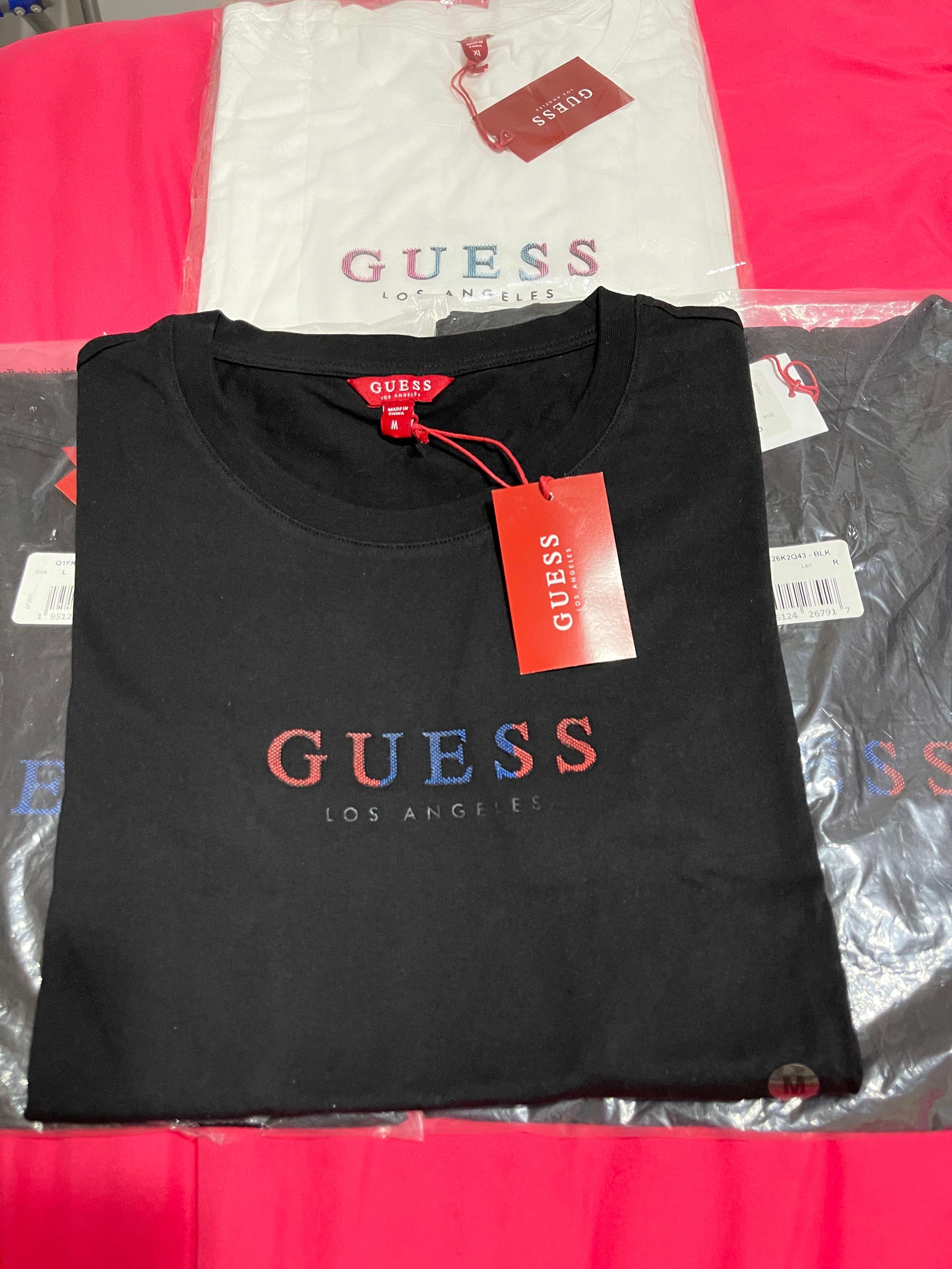 Guess rainbow cheap t shirt