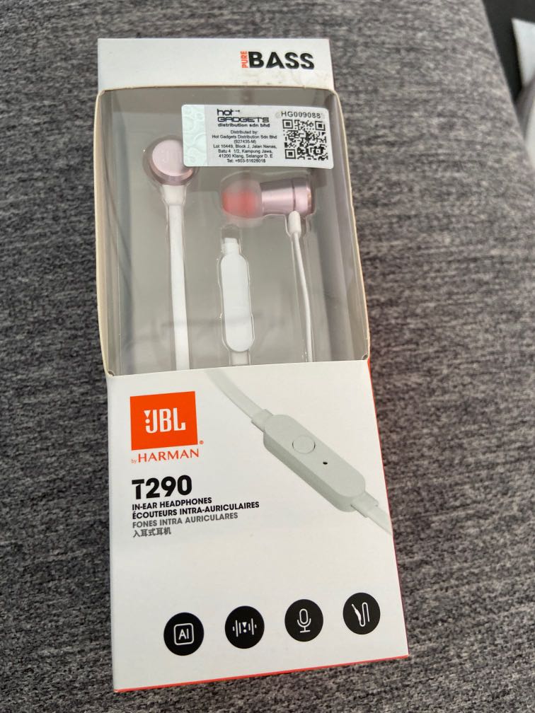 Jbl t290 wired earphone deals