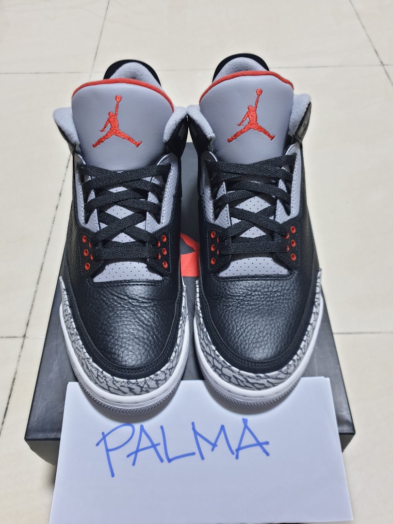 jordan 3 black cement 12