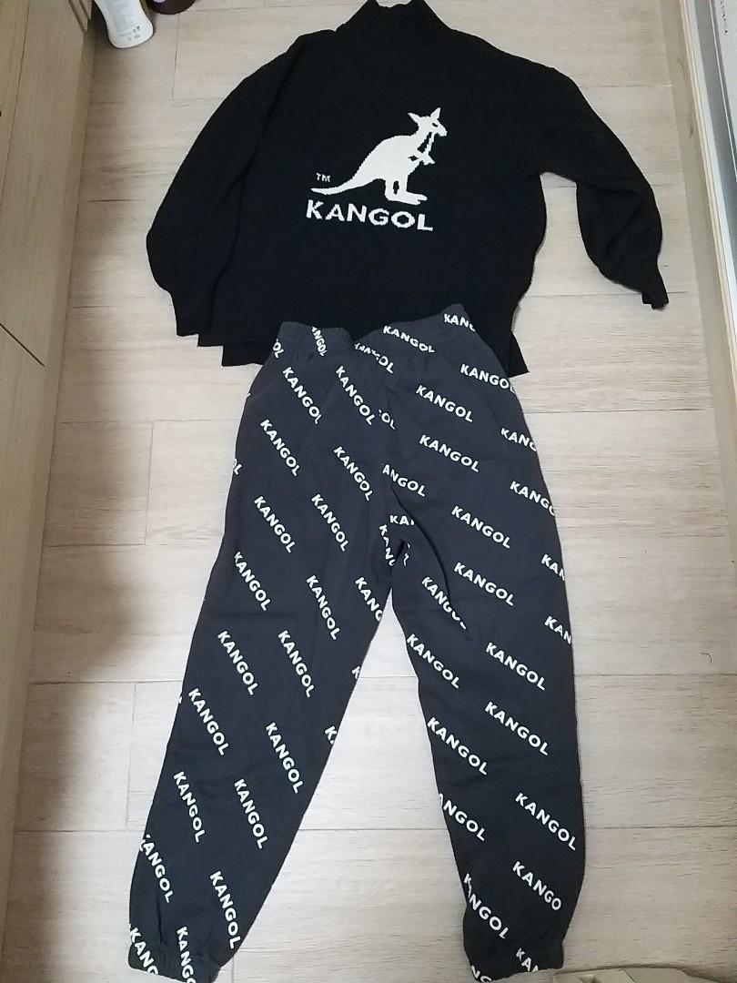 kangol x hm h m knitwear sweatpant set bershka pull n bear vans Carousell