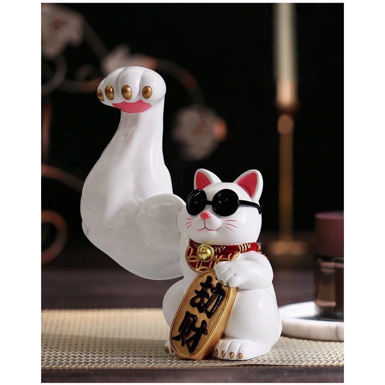 Chinese cat with swinging arm on sale