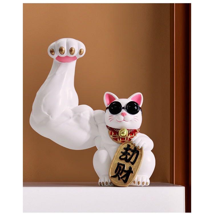 Kirin Arm Chinese lucky Cat Giant Muscle Arm Home Decoration