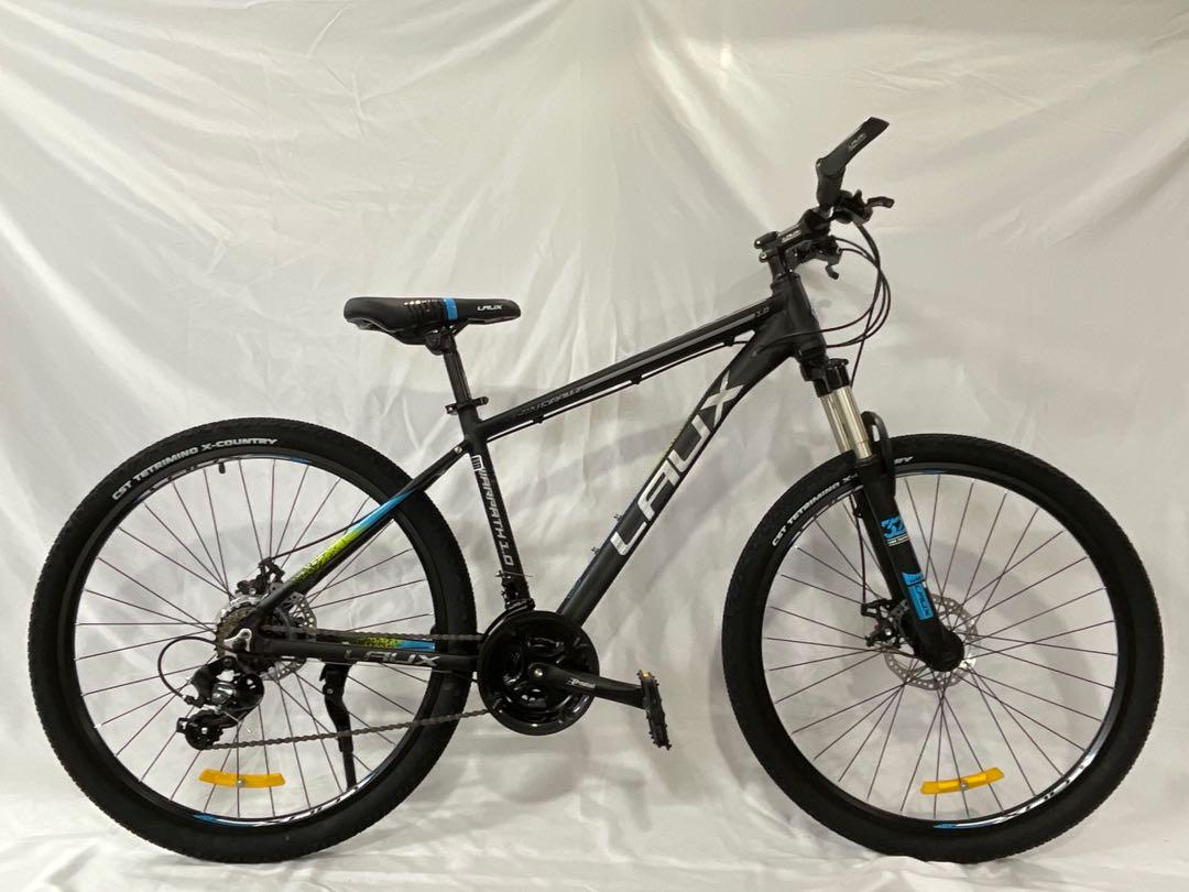 Laux Warpath 1.0 27.5 Inch Red Green Blue Mountain Bike Bicycle 24 Speeds 2 Colours
