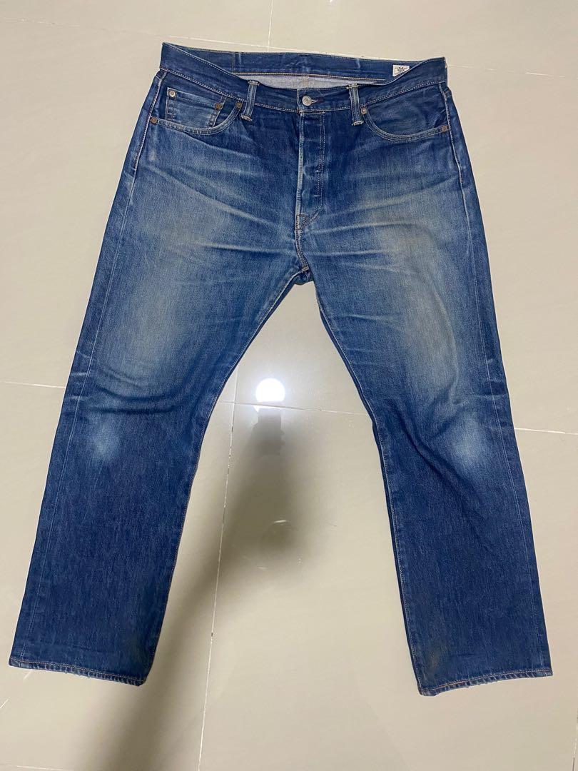 Levis 501 Selvedge W36 Men s Fashion Bottoms Jeans on Carousell