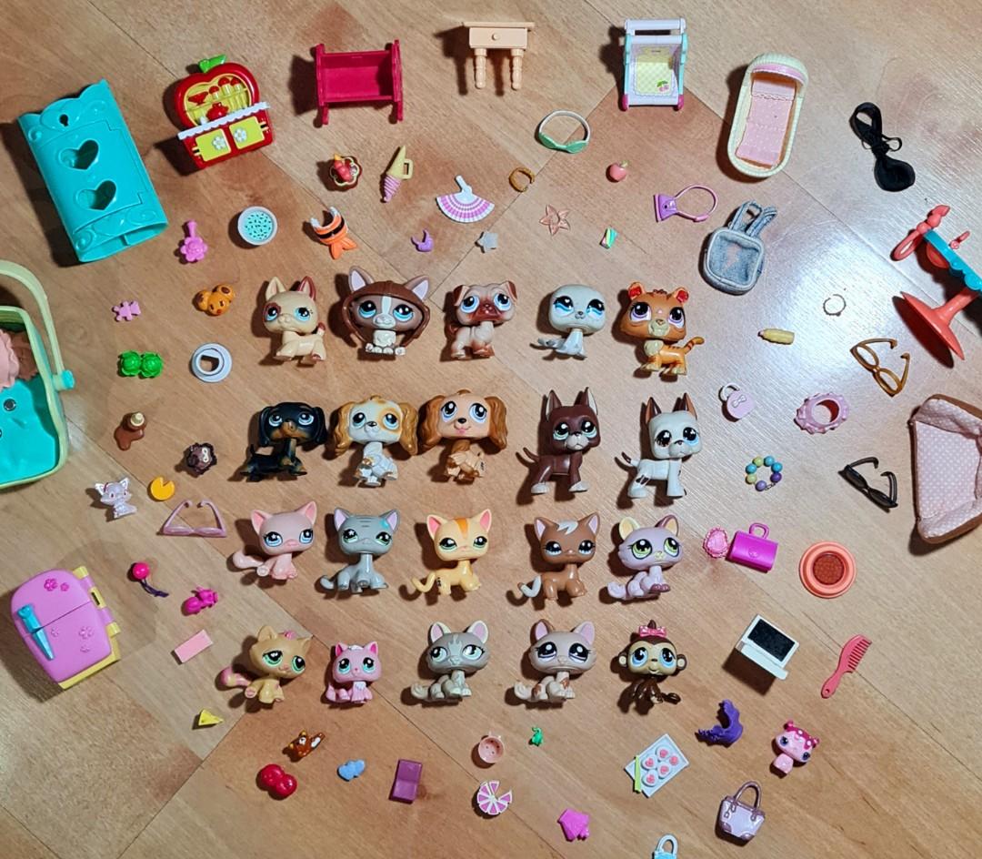 Littlest pet shop lot of Rares and Accessories, Hobbies & Toys, Toys
