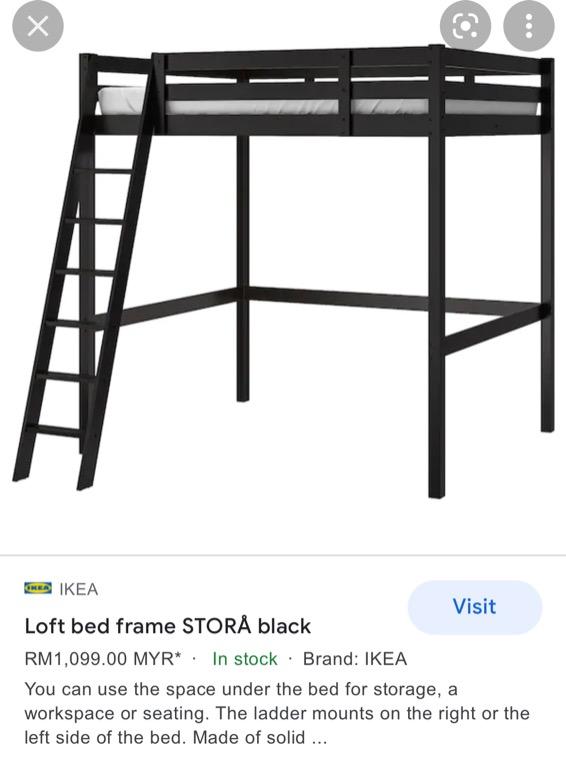 Ikea double 2025 loft bed