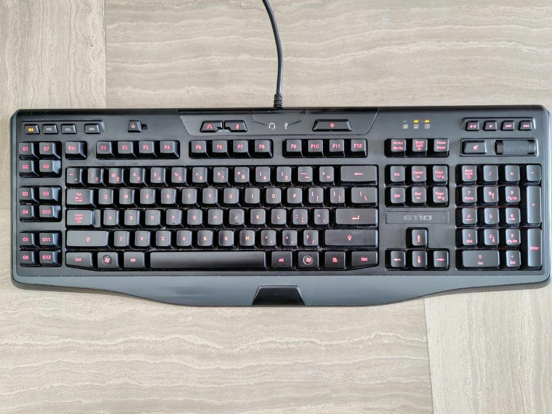 papir Vær modløs discolor Logitech G110 Gaming Keyboard, Computers & Tech, Parts & Accessories,  Computer Keyboard on Carousell