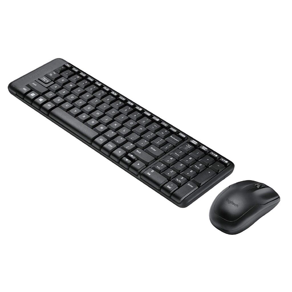 Logitech MK215 Wireless Keyboard and Mouse Combo for Windows, 2.4 GHz