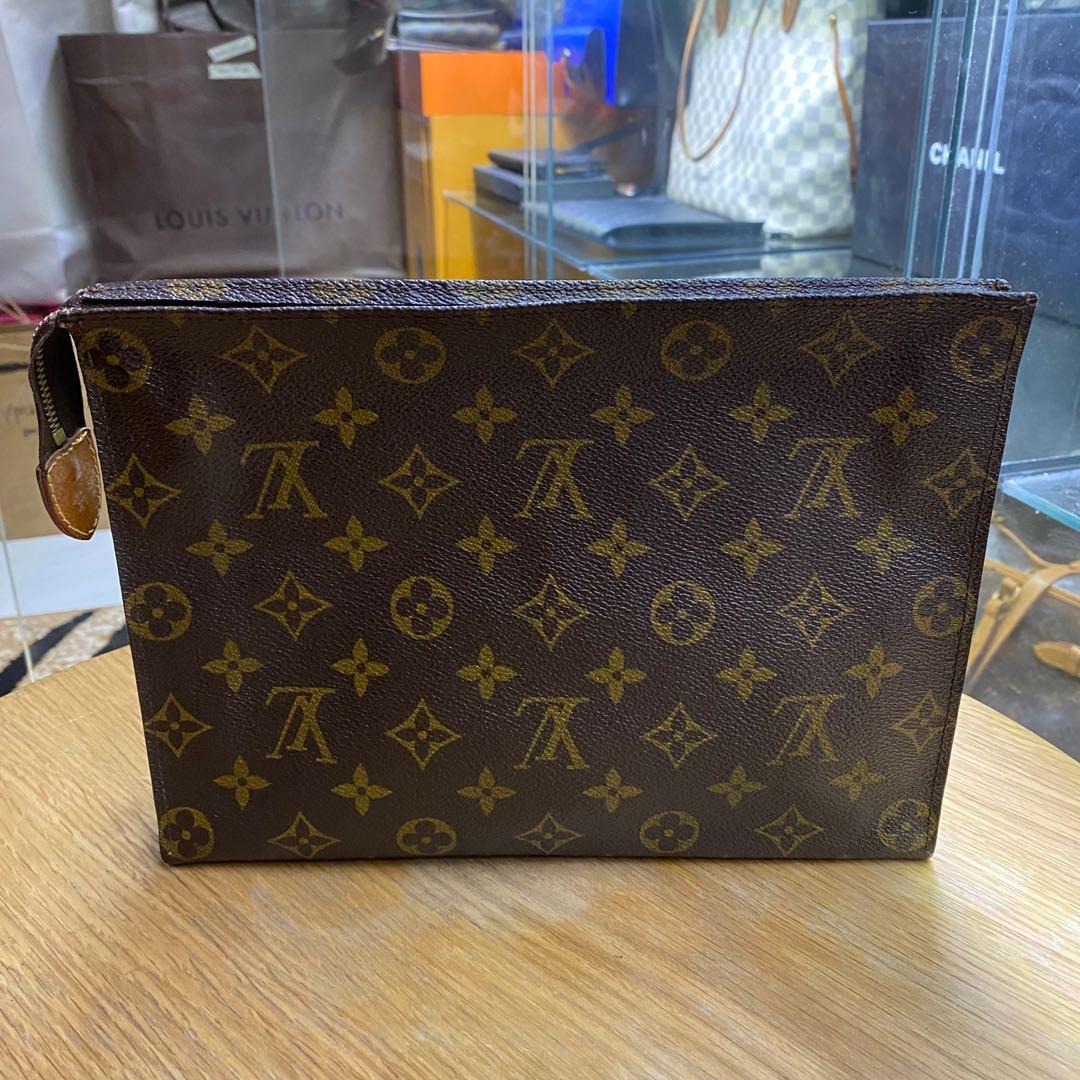 Authentic LV Toiletry Pouch 19, Luxury, Bags & Wallets on Carousell