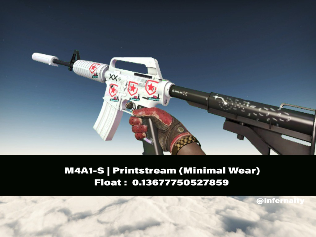 M4A1S Printstream MW CSGO SKINS KNIVES, Video Gaming, Gaming