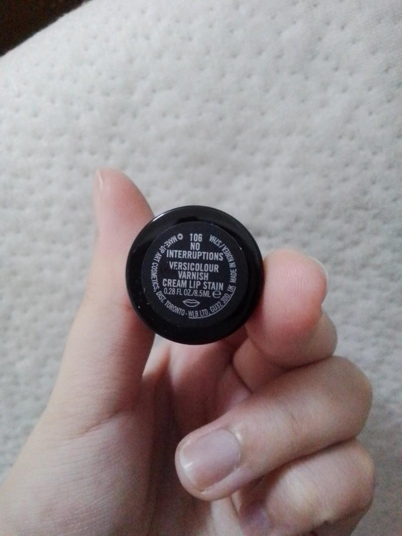MAC cream lip stain 106 interruptions, Beauty & Personal Care, Face