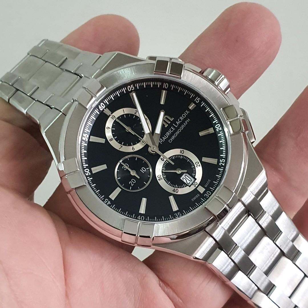 Maurice lacroix aikon quartz chronograph top
