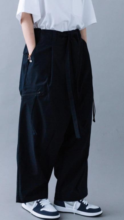 MELSIGN - Strap Zip Pocket Trouser - Navy L